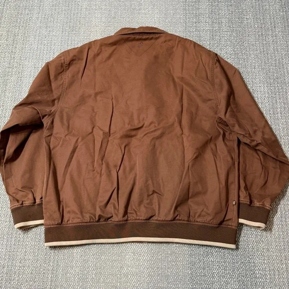 Vintage Y2K Rocawear Bomber Jacket Full Zip Brown 2XL Workwear‎ Hiphop - Picture 2 of 12